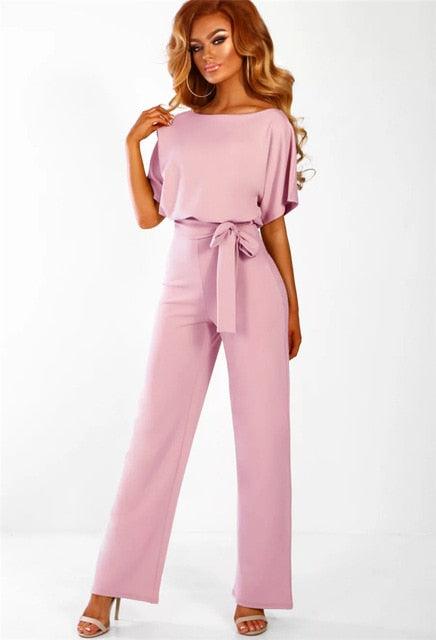 1-Piece Jumpsuit-Pink-S-State of Style