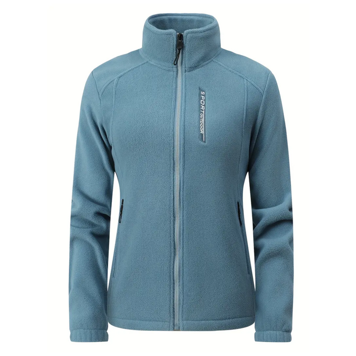 Ladies Outdoor Fleece Jacket warm lined with plush inner lining - Liv