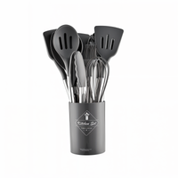 12-Piece Silicone Kitchen Utensil Set – Culinara Pro-Beige-State of Style