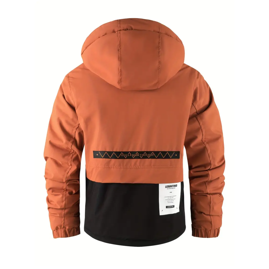 Men's outdoor jacket padded with a removable hood – Henrik