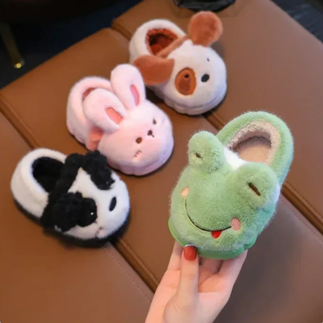 Kids Slippers with Animal Design – FunnyPaws
