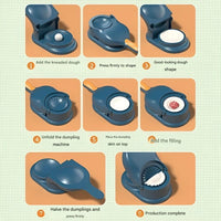 2-in-1 Dumpling Machine - DumplingMaster-Blue-State of Style