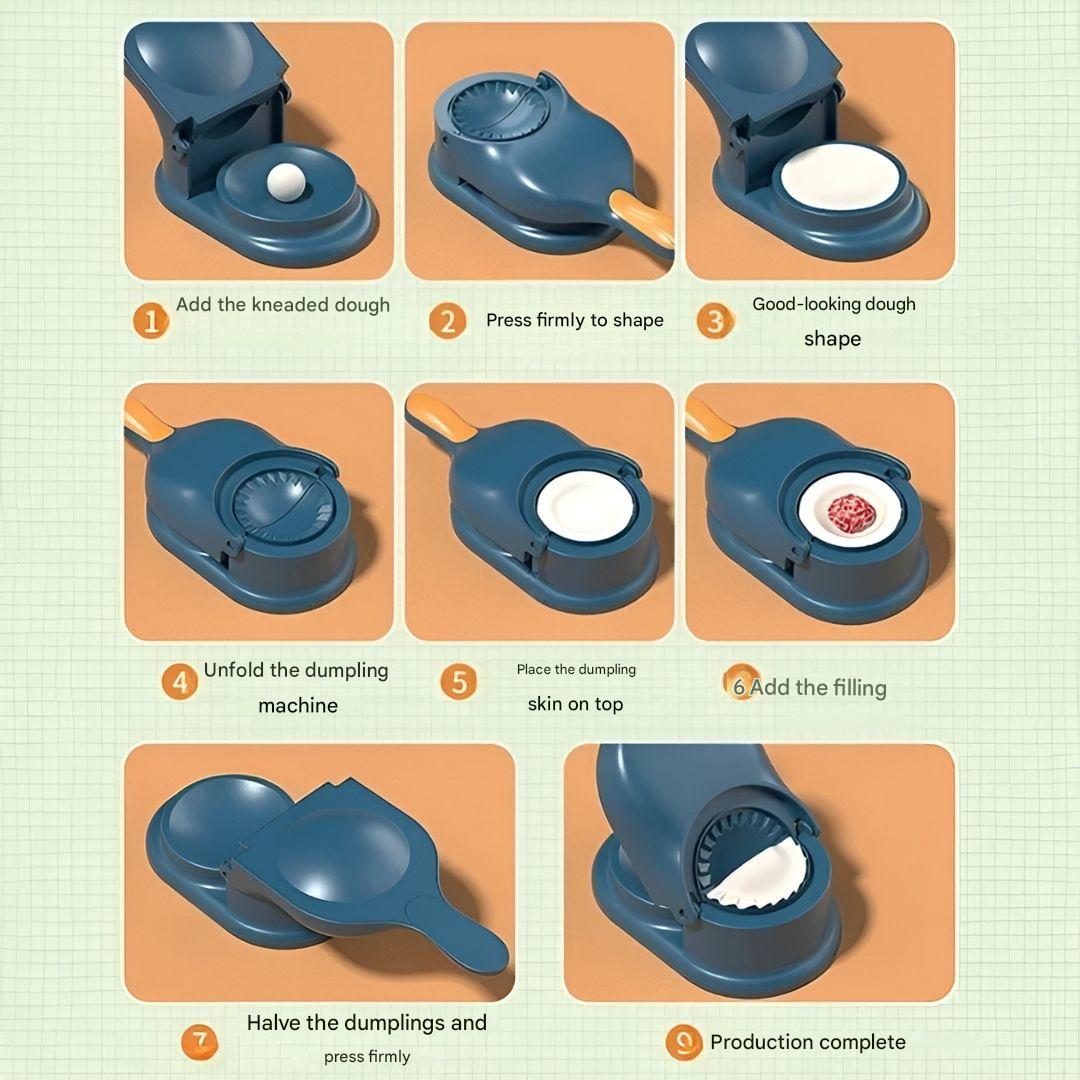 2-in-1 DumplingMachine – DumplingMaster-Blue-State of Style