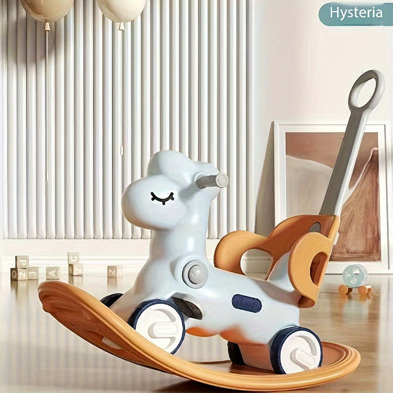 2-in-1 Rocking Horse & Balance Bike – WobbiRider-Blue-State of Style