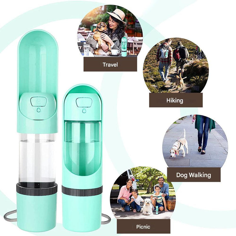 2-in-1 Travel Food and Water Bottle - PawBuddy-Yellow-State of Style
