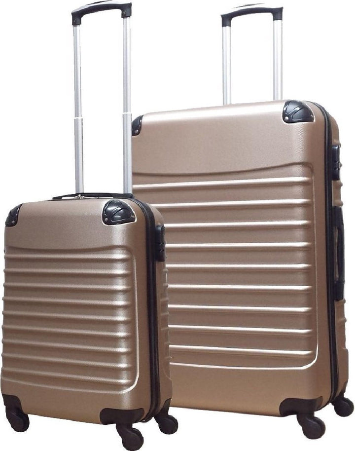 2-piece ABS luggage set – Ventura-Champagne-State of Style
