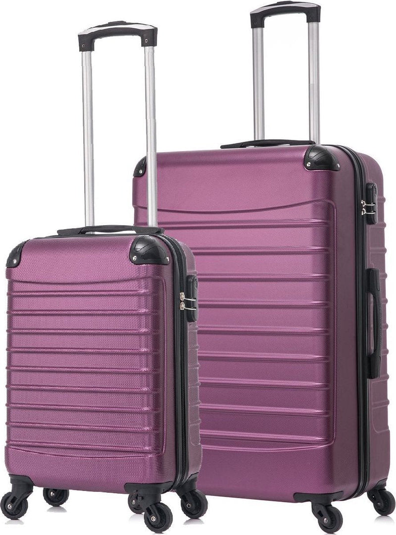 2-piece ABS luggage set – Ventura-Purple-State of Style