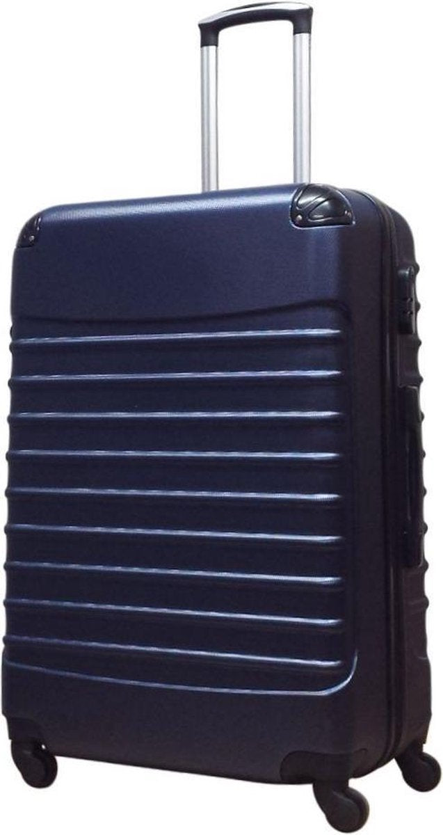 2-piece Dark Blue Hard Shell Suitcase Set – Monaco-State of Style