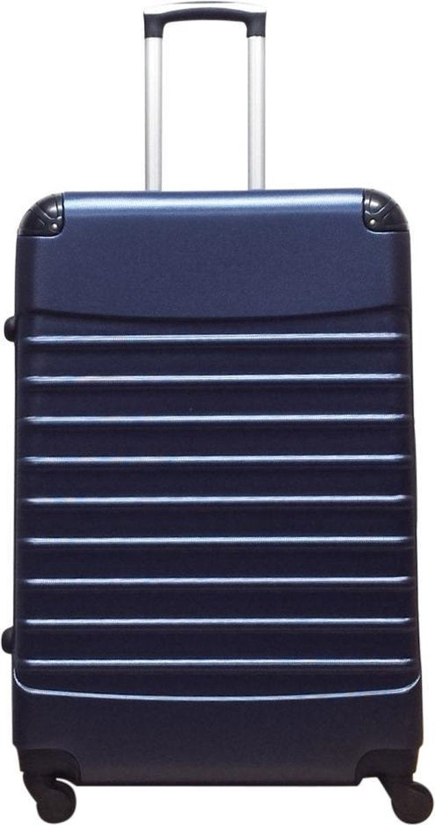 2-piece Dark Blue Hard Shell Suitcase Set – Monaco-State of Style