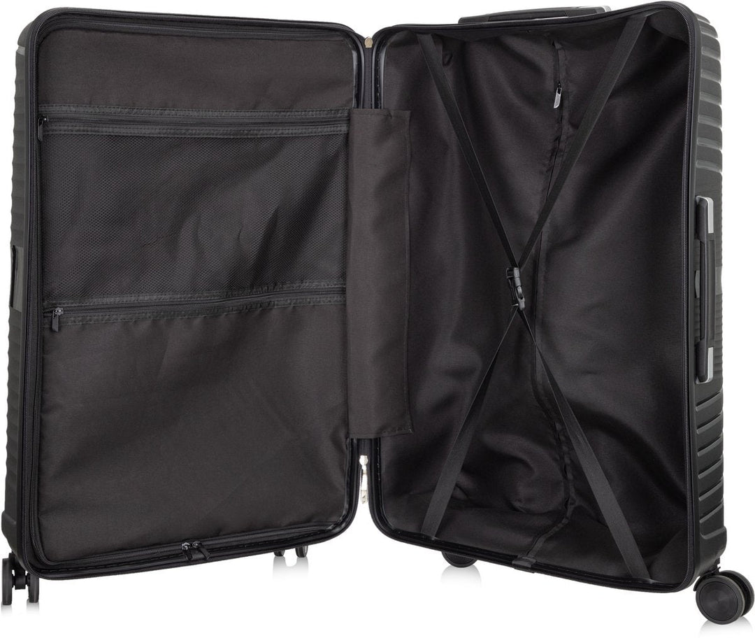 2-piece hard shell suitcase set – Valencia-Pink-2x S (39 L)-State of Style