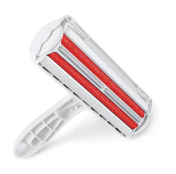 2-Way Pet Hair Remover with Microfiber Roller - FurSweep-Red-State of Style