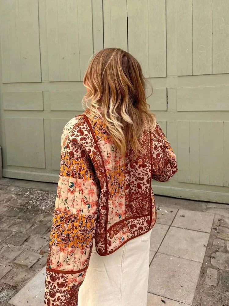Reversible Patchwork Jacket for Women – Liora