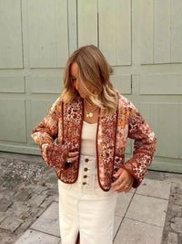 Reversible Patchwork Jacket for Women – Liora