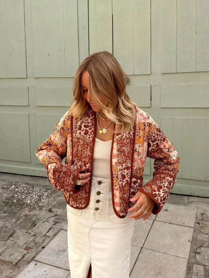 Reversible Patchwork Jacket for Women – Liora