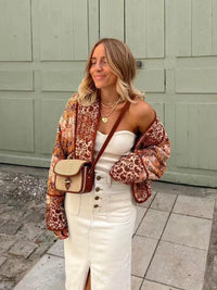 Reversible Patchwork Jacket for Women – Liora