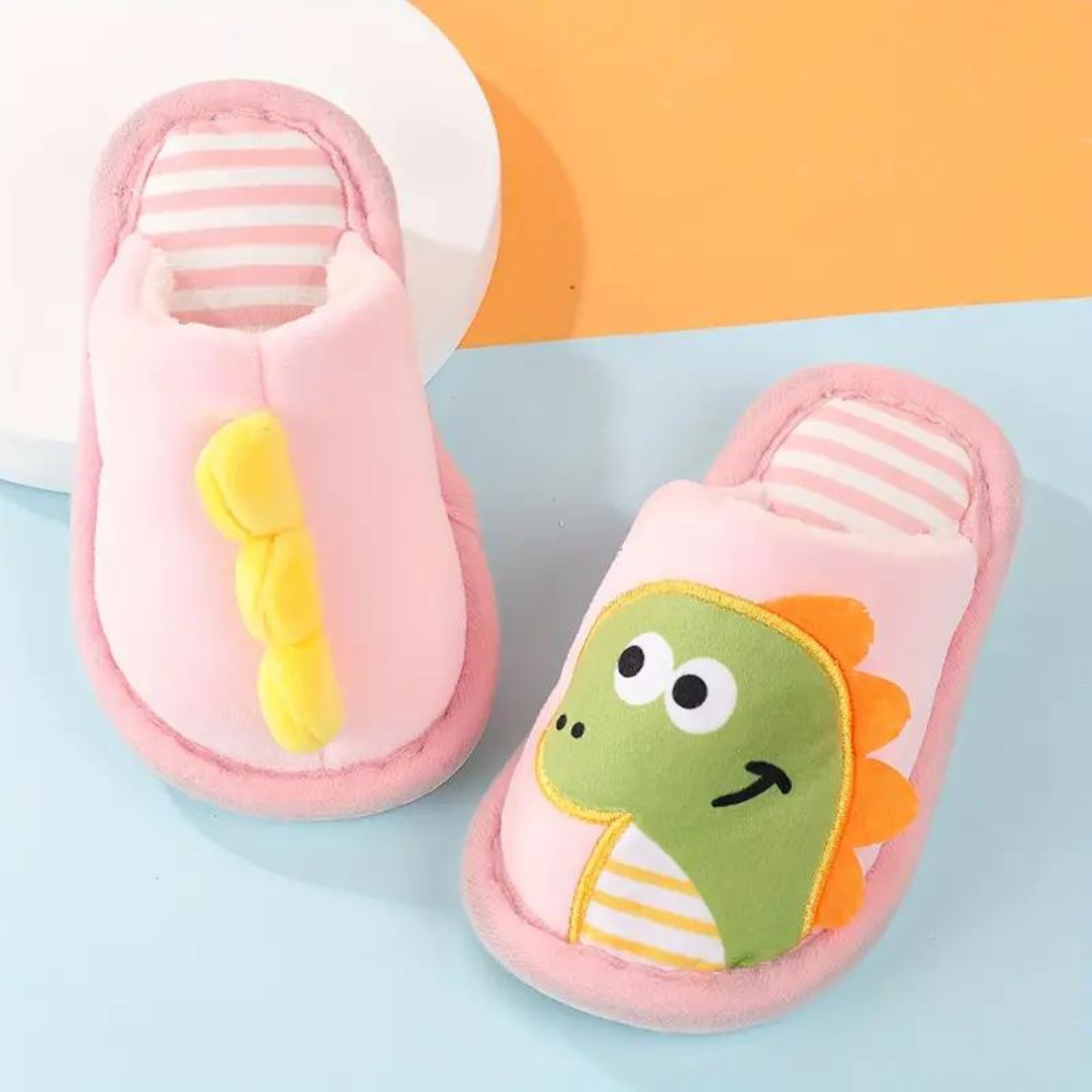 Kids Slippers with Dino Design – RoarySteps