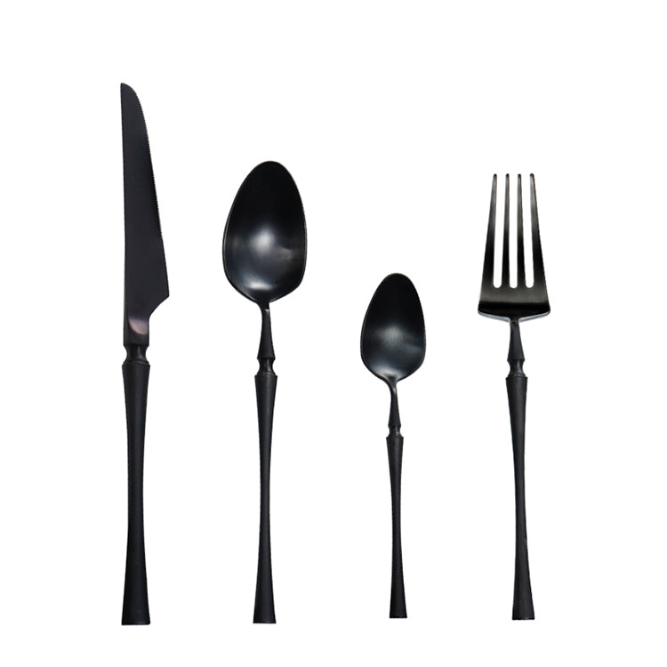 24-Piece Stainless Steel Cutlery Set – PureSet-Silver-State of Style