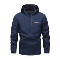 Men's outdoor jacket lightweight & breathable with removable hood – Elian
