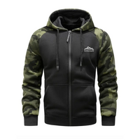 Warm and Comfortable Men's Camo Fleece Jacket - Ethan