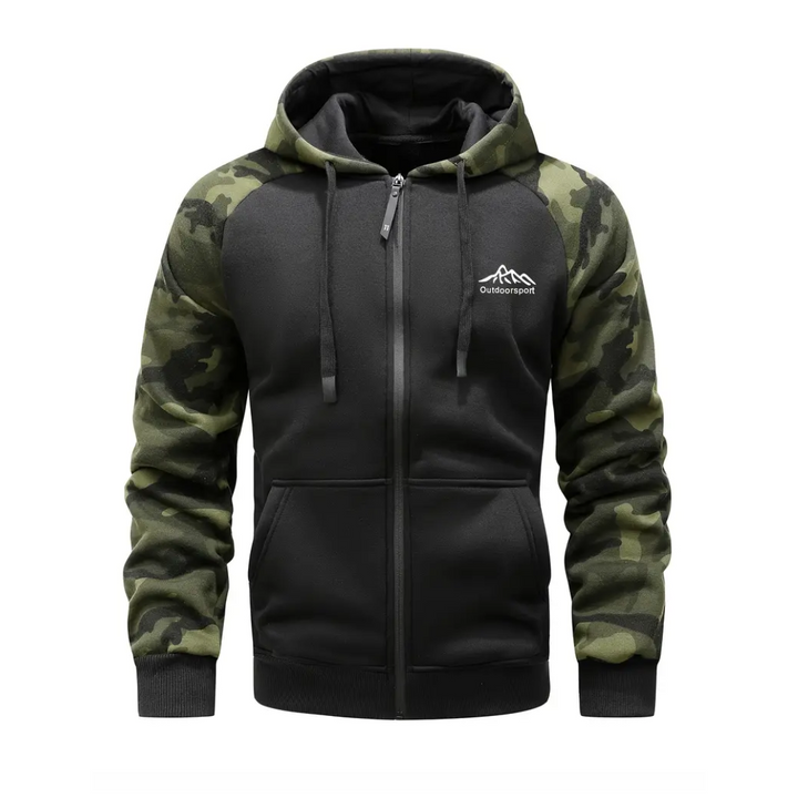 Warm and Comfortable Men's Camo Fleece Jacket - Ethan