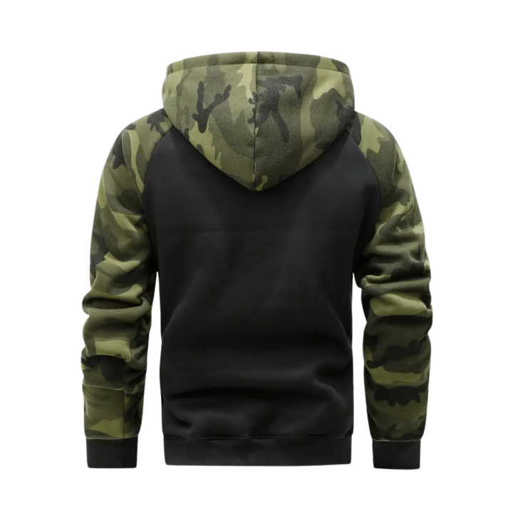 Warm and Comfortable Men's Camo Fleece Jacket - Ethan