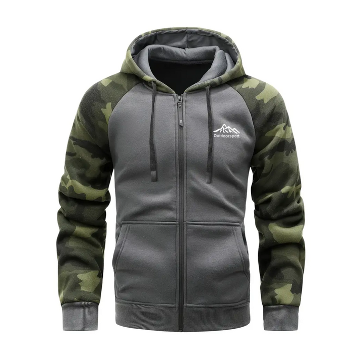 Warm and Comfortable Men's Camo Fleece Jacket - Ethan