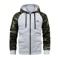 Warm and Comfortable Men's Camo Fleece Jacket - Ethan