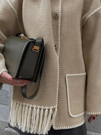 Ladies' long wool coat for autumn – Amelie