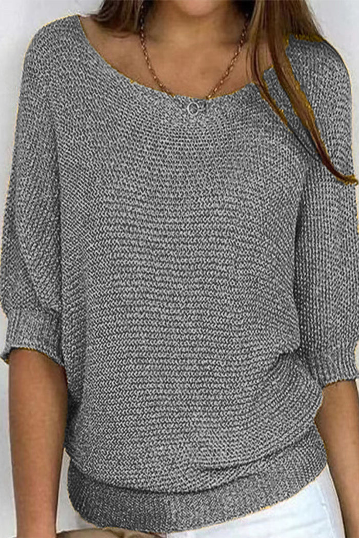 Batwing Sleeve Women's Sweater with Loose Fit – Mira