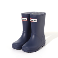 Children's solid-colour waterproof wellies – Noah