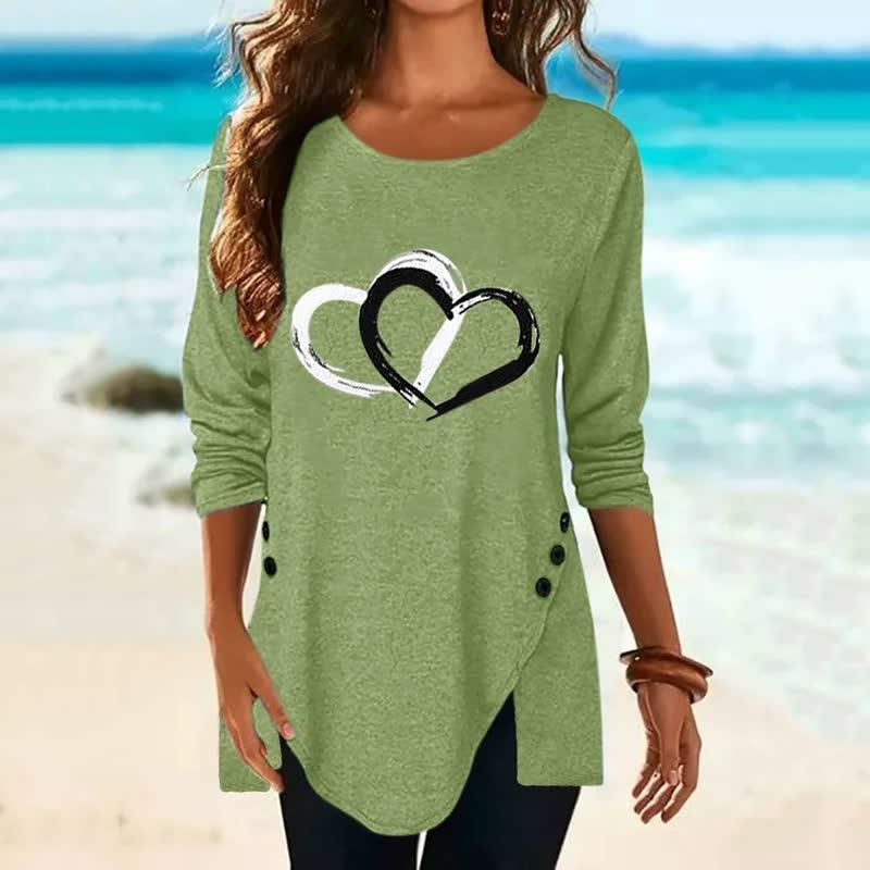2Hearts - The Perfect Summer Shirt-Green-S-State of Style