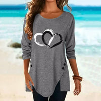 2Hearts - The Perfect Summer Shirt-Grey-S-State of Style
