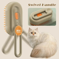 3-in-1 Electric Steam Brush for Pets - SteamPet-Khaki-State of Style