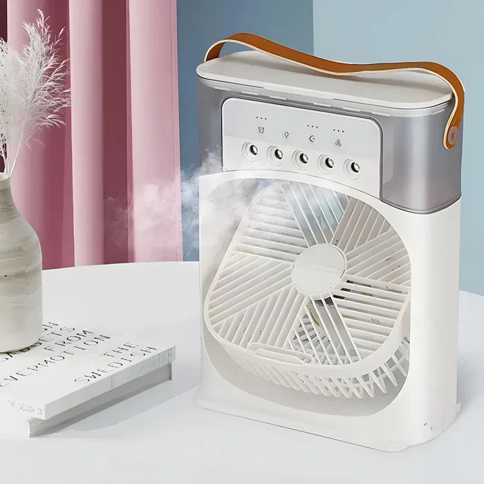 3-in-1 Fan with 7-Colour LED Light - BreezeMaster Pro-State of Style