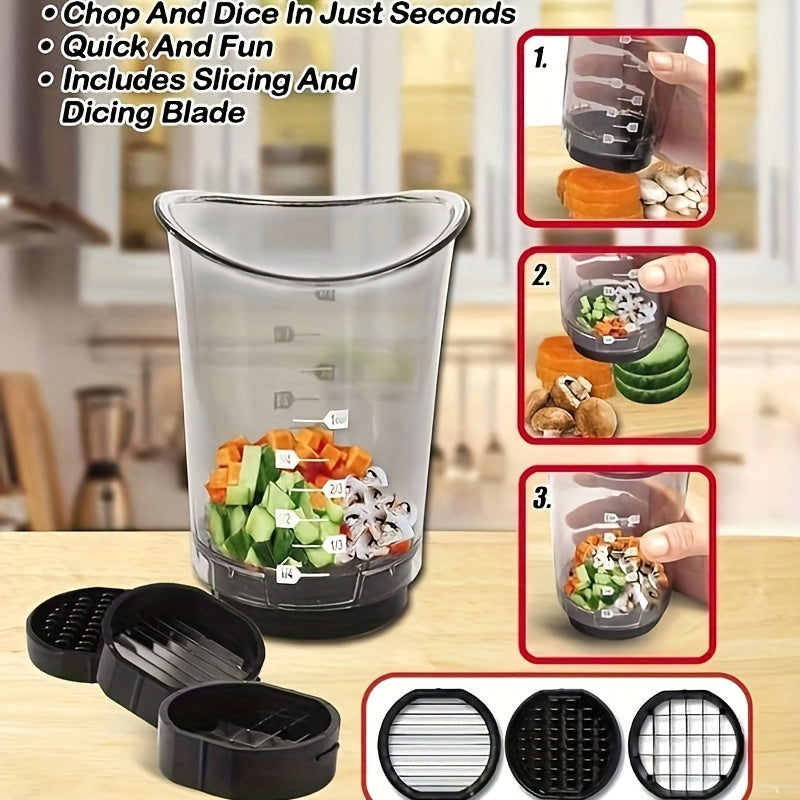 3-in-1 Manual Cutter & Chopper - QuickSlice-State of Style