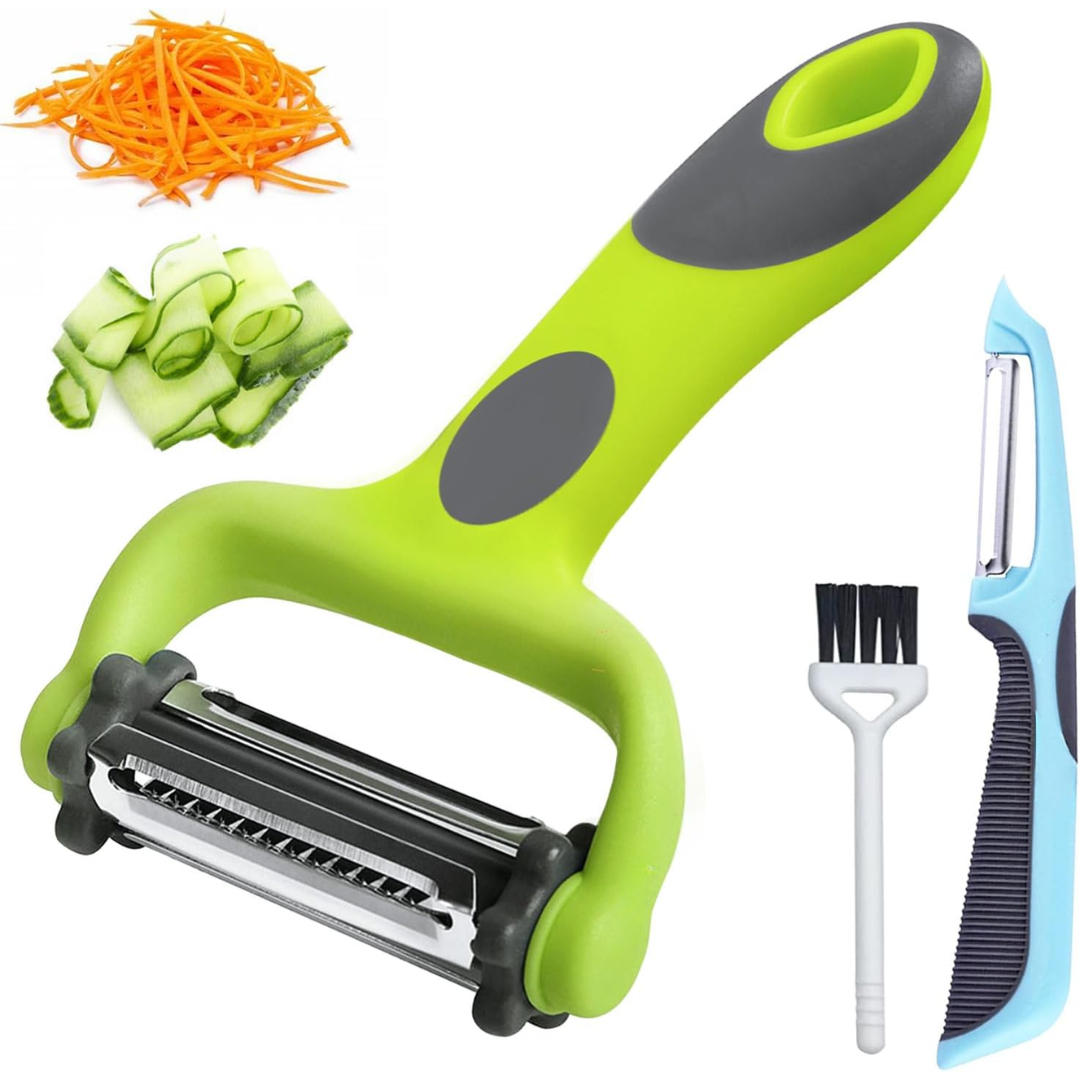 3-in-1 Vegetable Peeler with Julienne Blade-State of Style