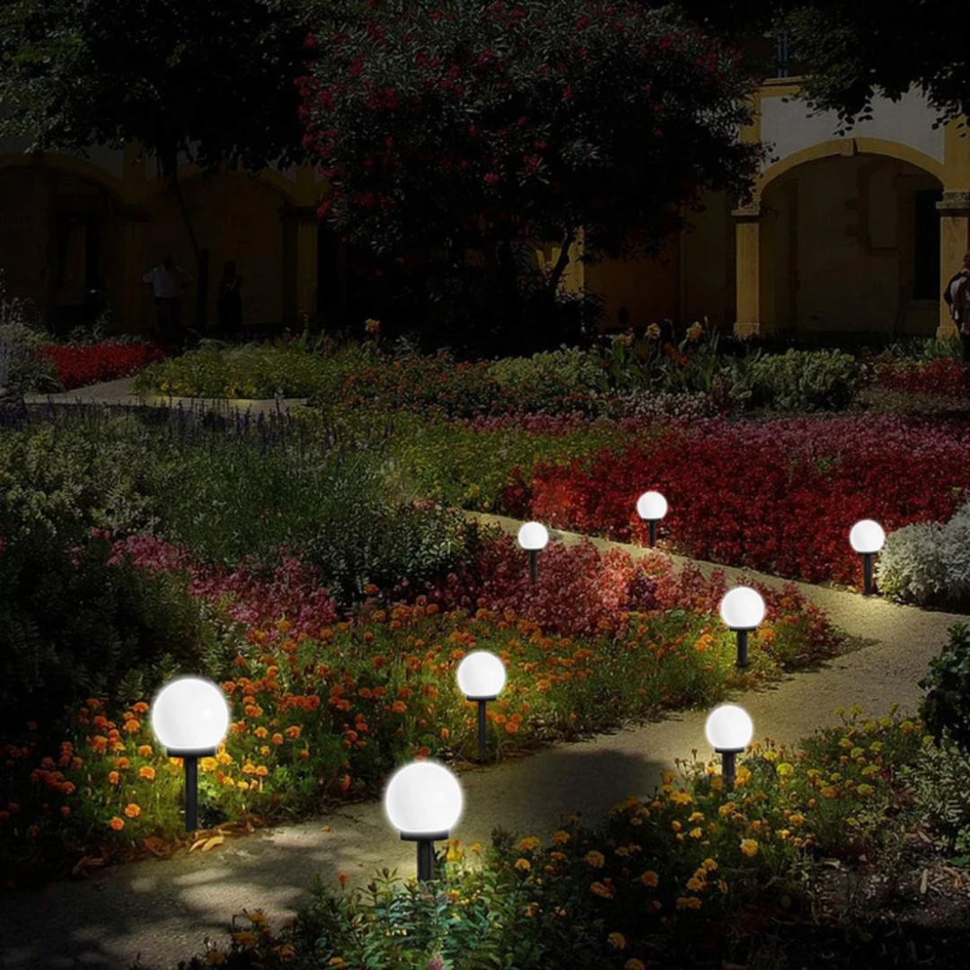 3 Pieces Waterproof LED Solar Garden Lights - SunLuxe Orbs-State of Style