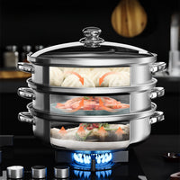 3-Tier Food Steamer - NutriSteam-State of Style