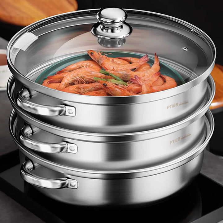 3-Tier Food Steamer – NutriSteam-State of Style