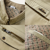 Men's cotton jacket windproof & water-repellent in field look – Torin