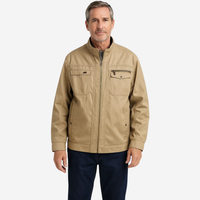 Men's cotton jacket windproof & water-repellent in field look – Torin