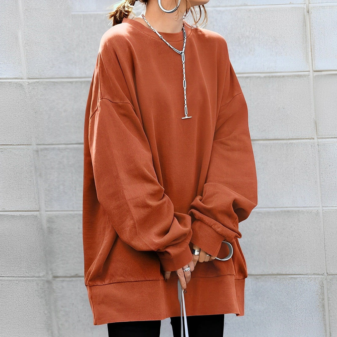 Ladies' Oversized Sweater with Textured Design – Anneliesae