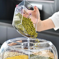 360° Rotating Grain Dispenser – SpinStore GrainKeeper-White-24 cm Ø-State of Style
