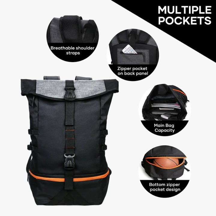 Multifunctional 35L Backpack for Sports and Travel - SportsPro