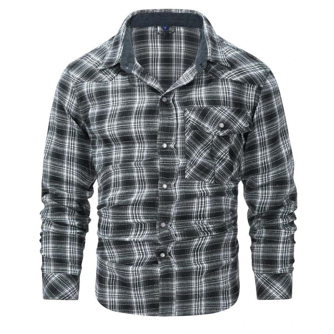 Checked men's jacket for autumn & winter – Tobias