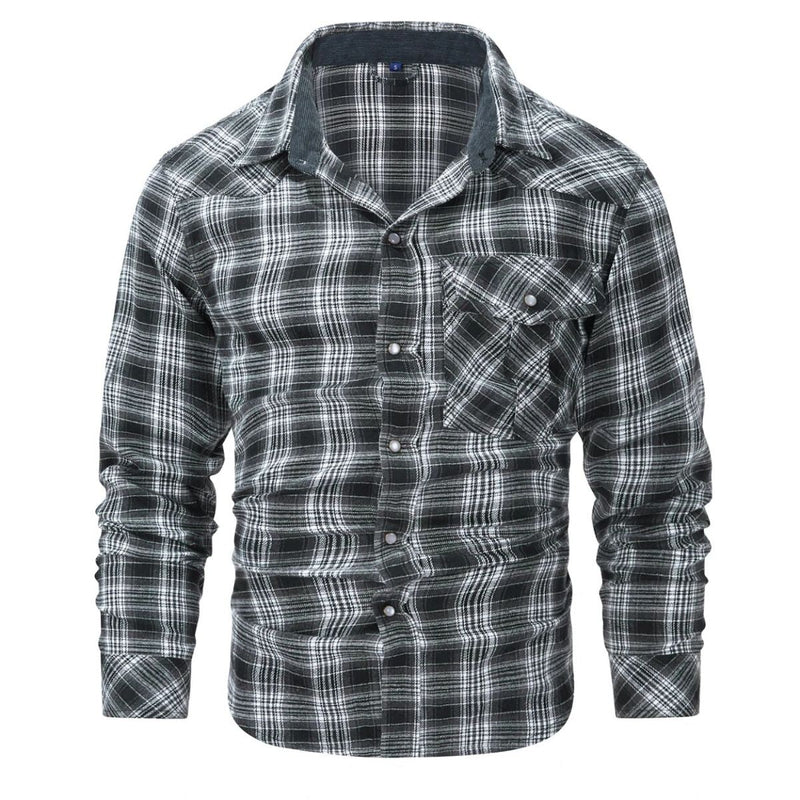 Checked men's jacket for autumn & winter – Tobias