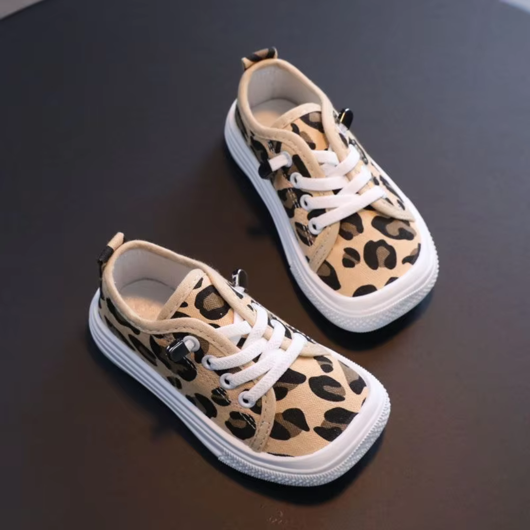 Kids' Sneakers with Leopard Print – WildStep