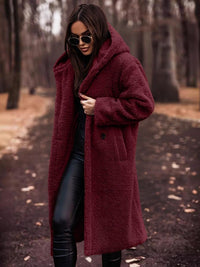 Women's trench coat with belt & double-breasted fastening – Clara