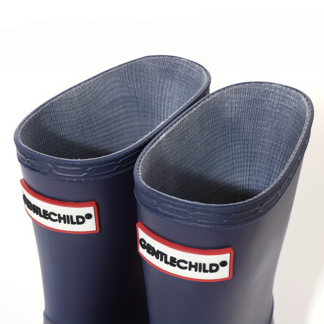 Children's solid-colour waterproof wellies – Noah