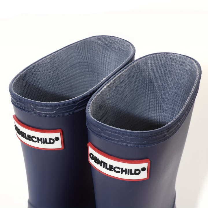 Children's solid-colour waterproof wellies – Noah